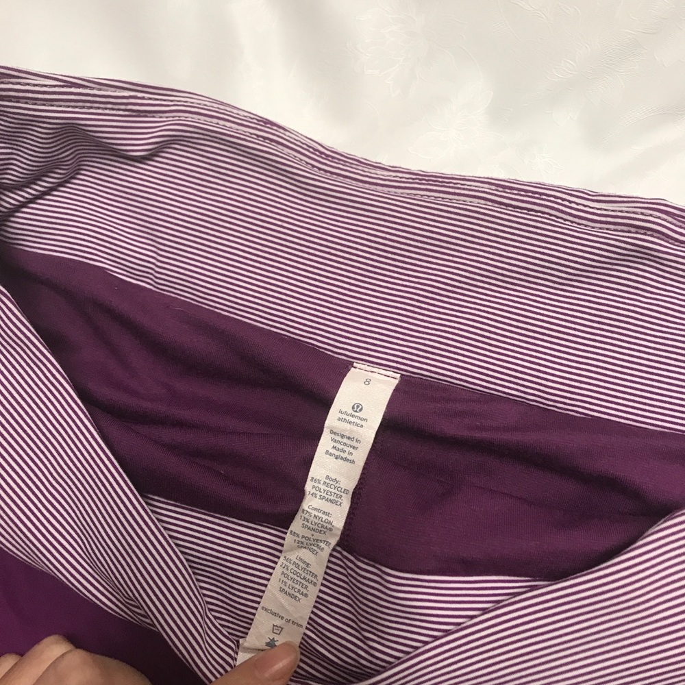 Lululemon skort skirt with shorts